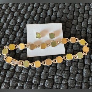 Bracelet & Earrings Set